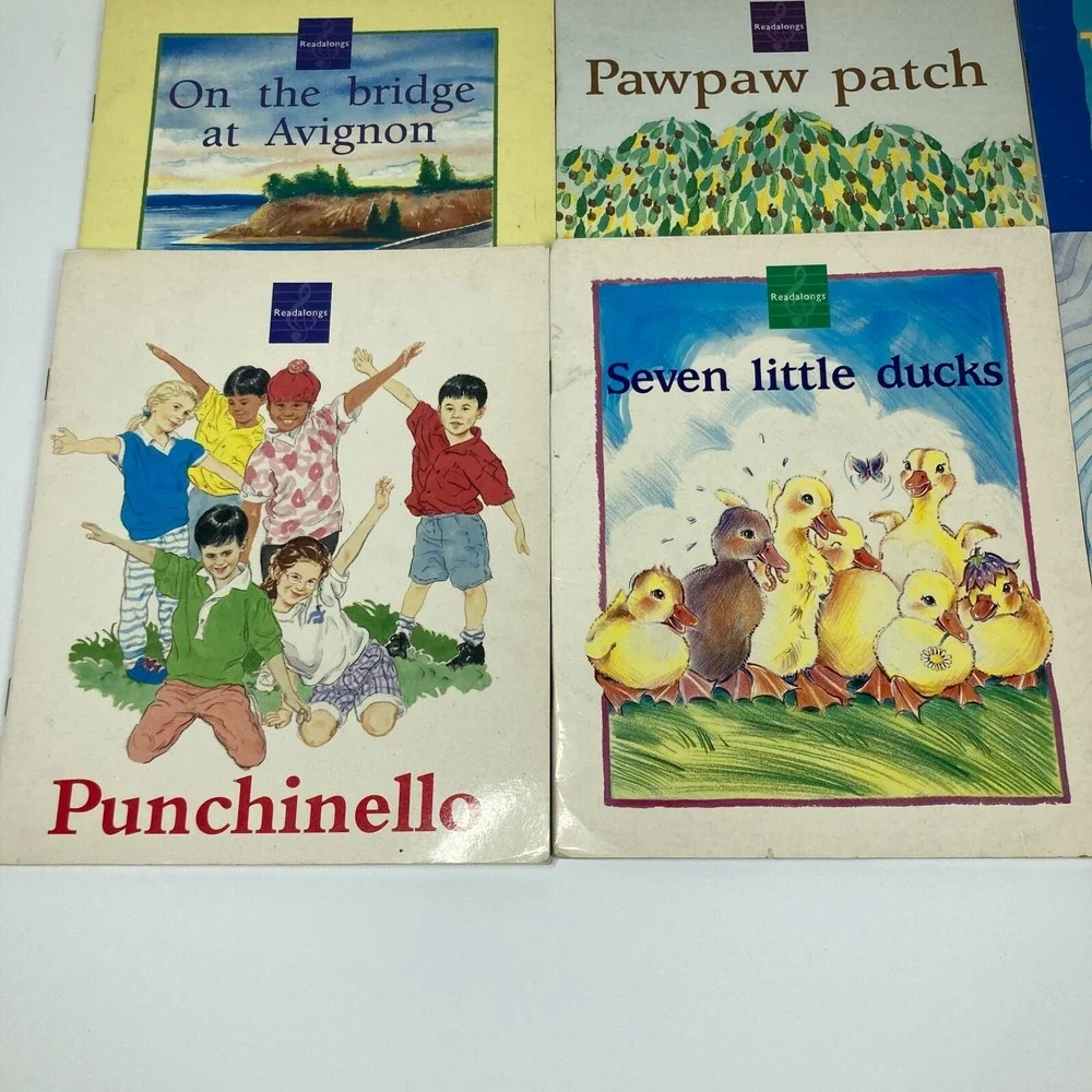 Lot Of 6 Early Reader Song Books Paperback Single Copies Homeschool‎ Tutoring